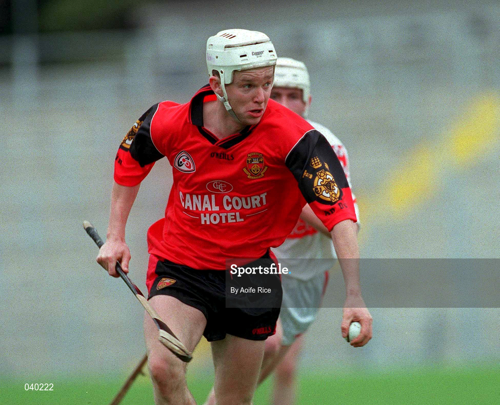 11 June 2000; Gary Gordon of Down during the Guinness Ulster Senior Hurling Championship Semi-Final match between Derry and Down at Casement Park in Belfast. Photo by Aoife Rice/Sportsfile
