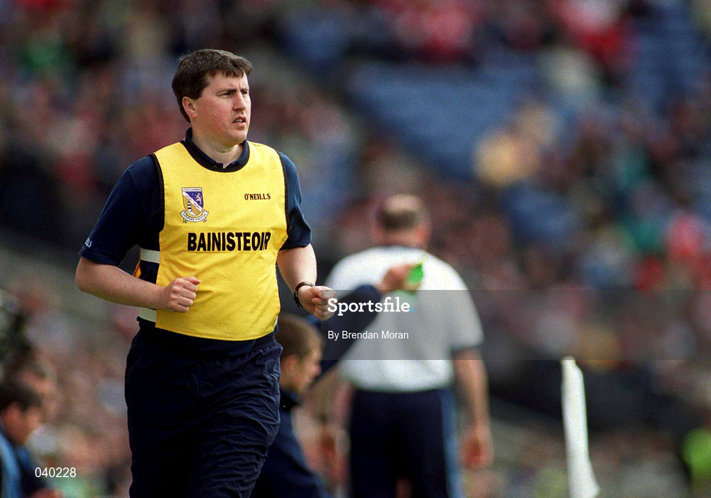 11 June 2000; Wexford manager Ger Halligan during the Bank of Ireland Leinster Senior Football Championship Quarter-Final match between Dublin and Wexford at Croke Park in Dublin. Photo by Brendan Moran/Sportsfile