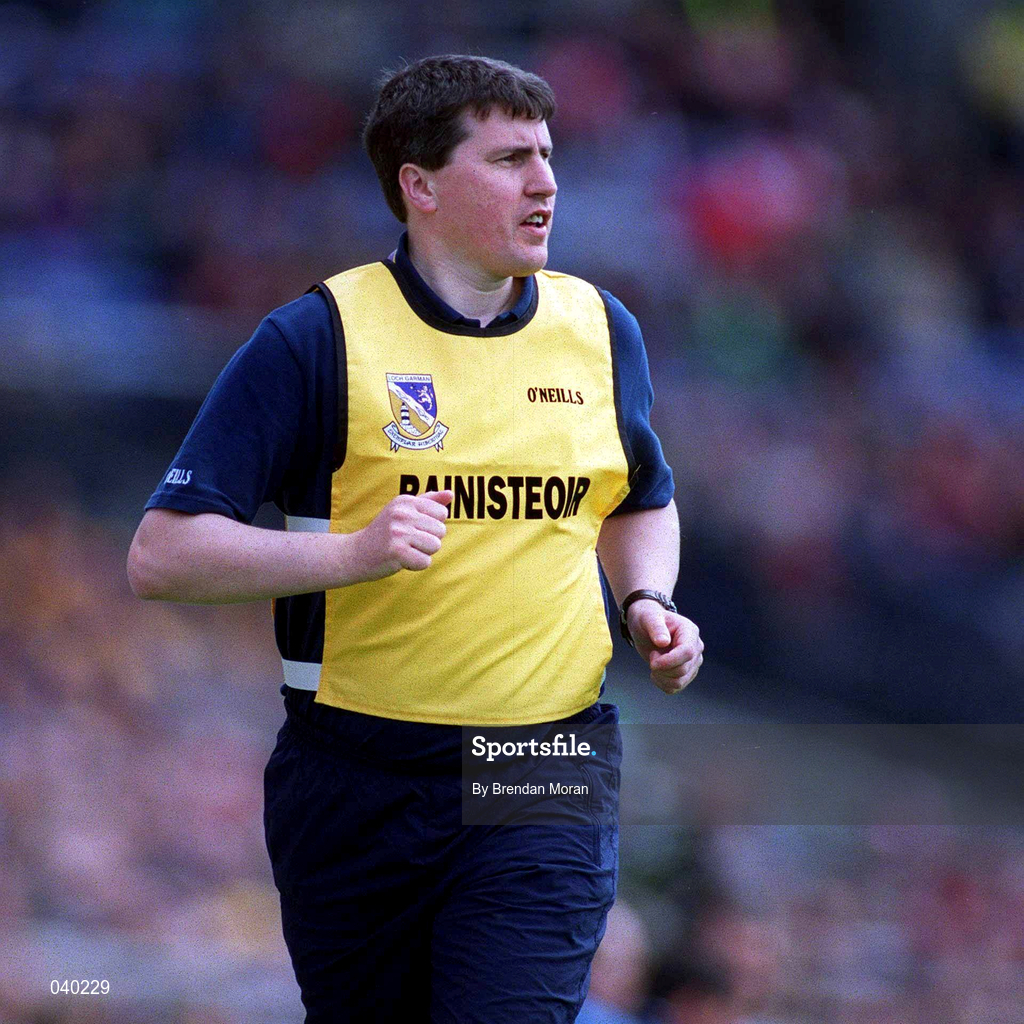 11 June 2000; Wexford manager Ger Halligan during the Bank of Ireland Leinster Senior Football Championship Quarter-Final match between Dublin and Wexford at Croke Park in Dublin. Photo by Brendan Moran/Sportsfile
