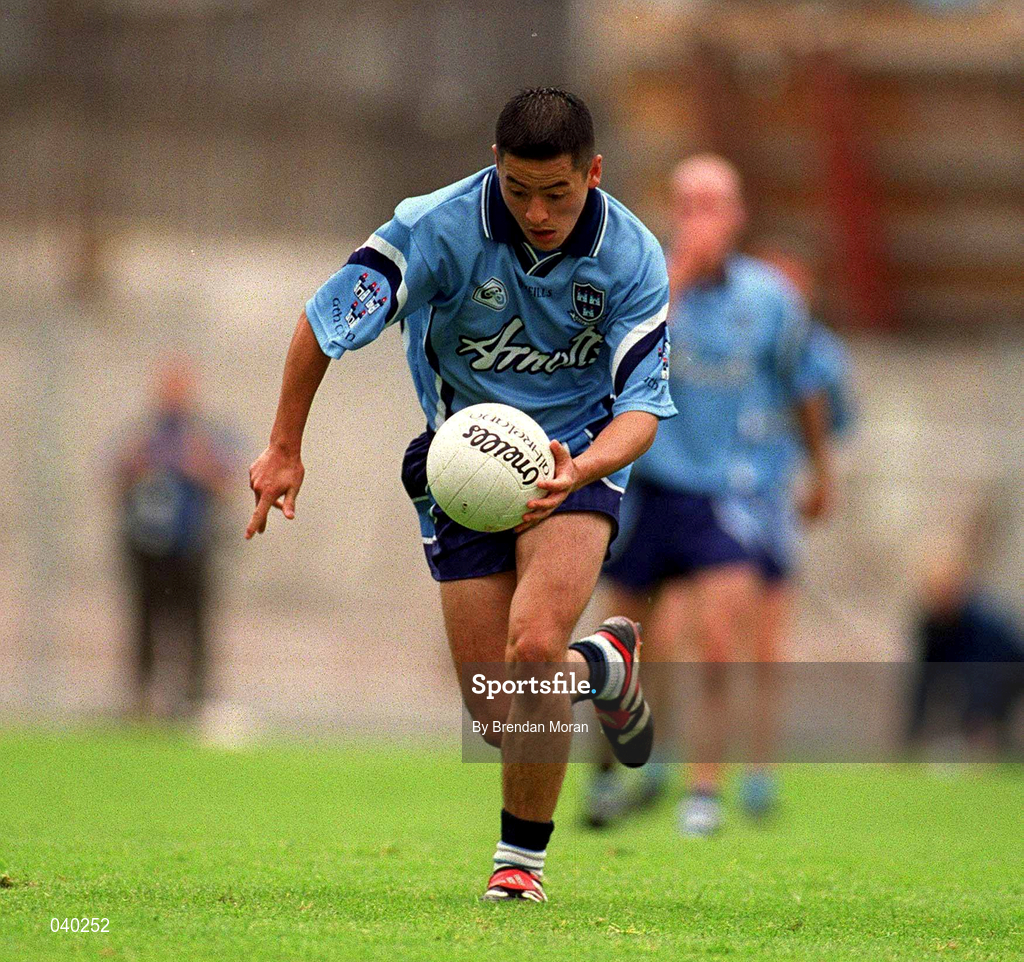 11 June 2000; Jason Sherlock of Dublin during the Bank of Ireland Leinster Senior Football Championship Quarter-Final match between Dublin and Wexford at Croke Park in Dublin. Photo by Brendan Moran/Sportsfile