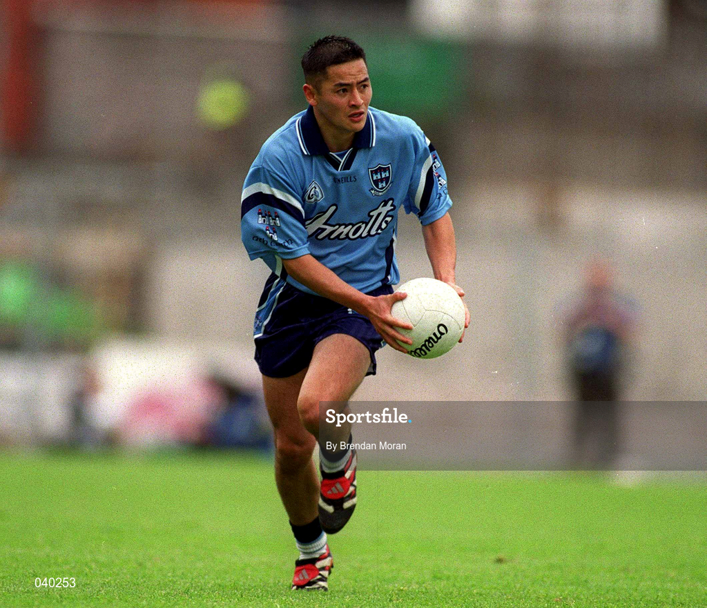 11 June 2000; Jason Sherlock of Dublin during the Bank of Ireland Leinster Senior Football Championship Quarter-Final match between Dublin and Wexford at Croke Park in Dublin. Photo by Brendan Moran/Sportsfile