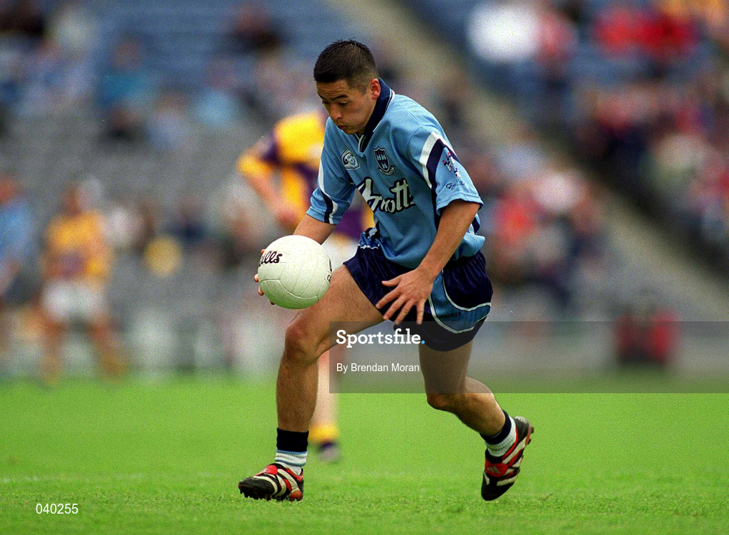 11 June 2000; Jason Sherlock of Dublin during the Bank of Ireland Leinster Senior Football Championship Quarter-Final match between Dublin and Wexford at Croke Park in Dublin. Photo by Brendan Moran/Sportsfile