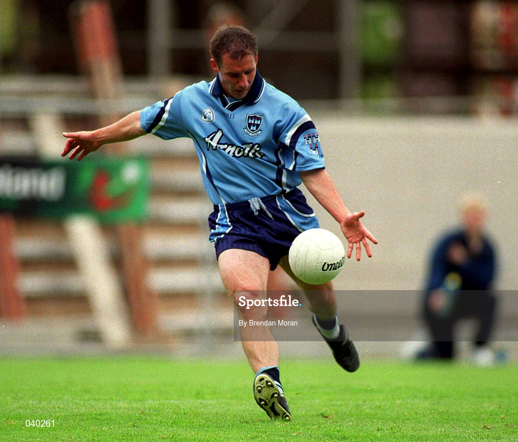 11 June 2000; Jim Gavin of Dublin during the Bank of Ireland Leinster Senior Football Championship Quarter-Final match between Dublin and Wexford at Croke Park in Dublin. Photo by Brendan Moran/Sportsfile