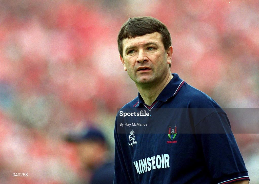 11 June 2000; Cork manager Jimmy Barry Murphy during the Guinness Munster Senior Hurling Championship Semi-Final match between Tipperary and Clare at Páirc Uí Chaoimh in Cork. Photo by Ray McManus/Sportsfile