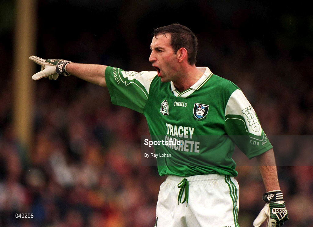 11 June 2000; Justin Gilheaney of Fermanagh during the Bank of Ireland Ulster Senior Football Championship Quarter-Final match between Donegal and Fermanagh at MacCumhail Park in Ballybofey, Donegal. Photo by Ray Lohan/Sportsfile