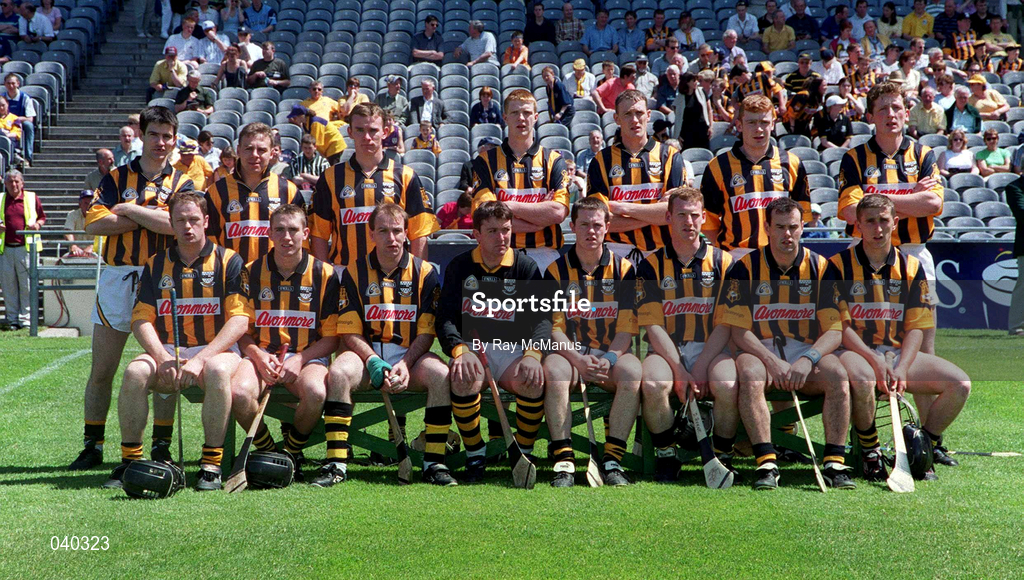 18 June 2000; The Kilkenny team prior to the Guinness Leinster Senior Hurling Championship Semi-Final match between Kilkenny and Dublin at Croke Park in Dublin. Photo by Ray McManus/Sportsfile