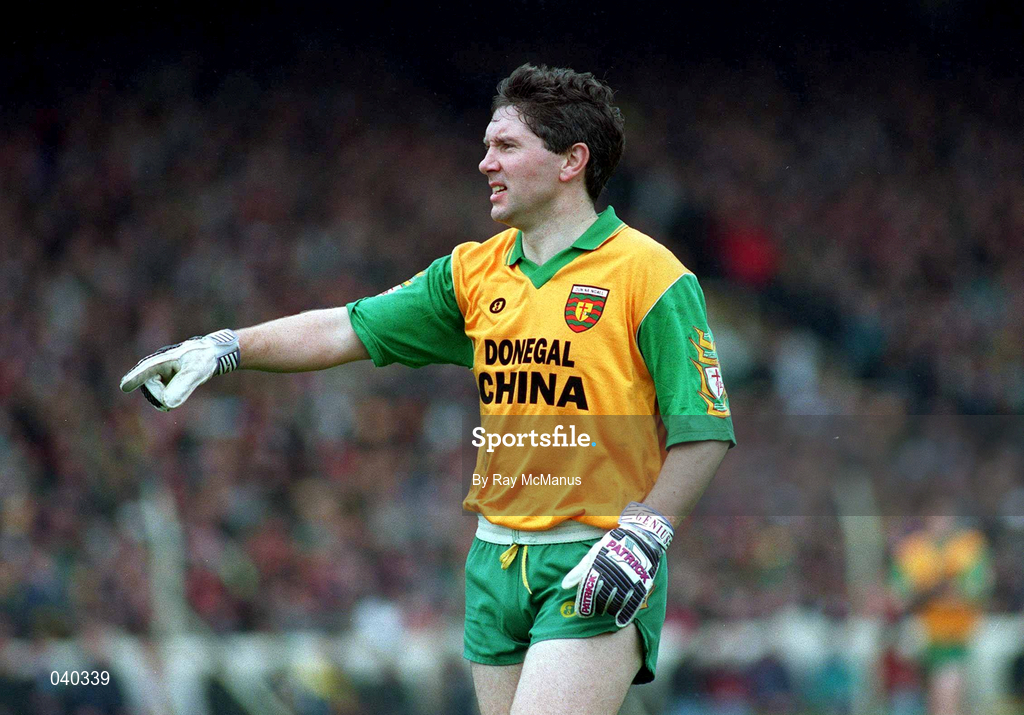 4 April 1994; Martin McHugh of Donegal during the Church & General National Football League Quarter-Final match between Laois and Donegal at Croke Park in Dublin. Photo by Ray McManus/Sportsfile