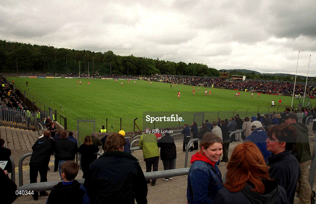 11 June 2000; A general view of MacCumhail Park prior to the Bank of Ireland Ulster Senior Football Championship Quarter-Final match between Donegal and Fermanagh at MacCumhail Park in Ballybofey, Donegal. Photo by Ray Lohan/Sportsfile