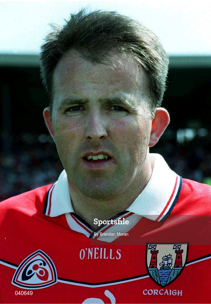 18 June 2000; Colin Corkery of Cork prior to the Bank of Ireland Munster Senior Football Championship Semi-Final match between Kerry and Cork at Fitzgerald Stadium in Killarney, Kerry. Photo by Brendan Moran/Sportsfile