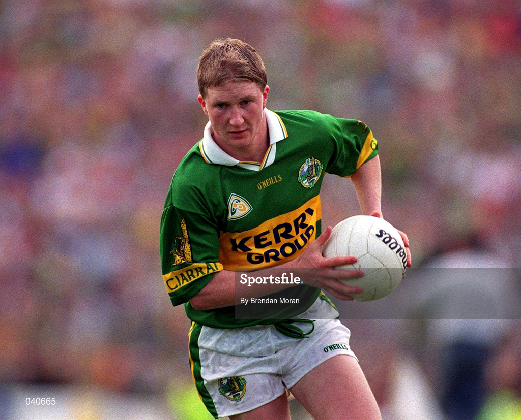 18 June 2000; Mike Frank Russell of Kerry during the Bank of Ireland Munster Senior Football Championship Semi-Final match between Kerry and Cork at Fitzgerald Stadium in Killarney, Kerry. Photo by Brendan Moran/Sportsfile