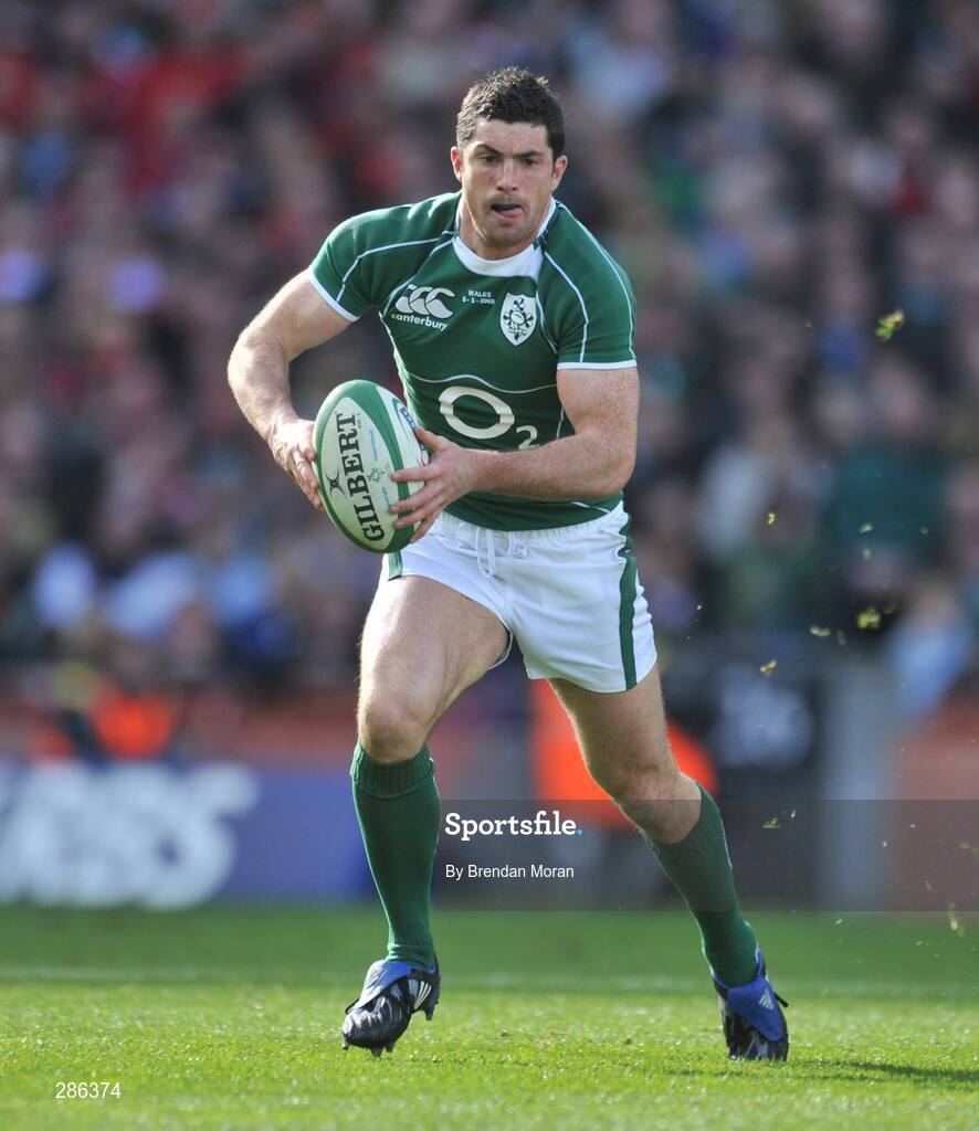 8 March 2008; Rob Kearney, Ireland. RBS Six Nations Rugby Championship, Ireland v Wales, Croke Park, Dublin. Picture credit: Brendan Moran / SPORTSFILE