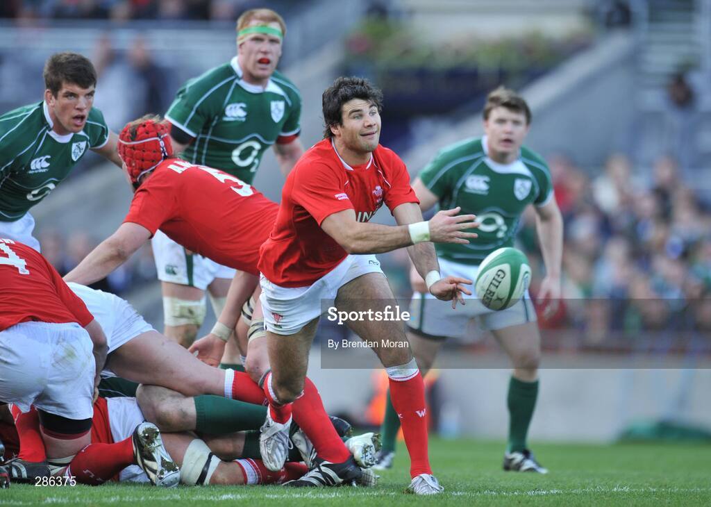 8 March 2008; Mike Phillips, Wales. RBS Six Nations Rugby Championship, Ireland v Wales, Croke Park, Dublin. Picture credit: Brendan Moran / SPORTSFILE