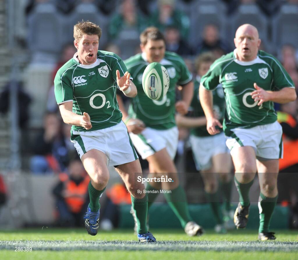 8 March 2008; Ronan O'Gara, Ireland. RBS Six Nations Rugby Championship, Ireland v Wales, Croke Park, Dublin. Picture credit: Brendan Moran / SPORTSFILE