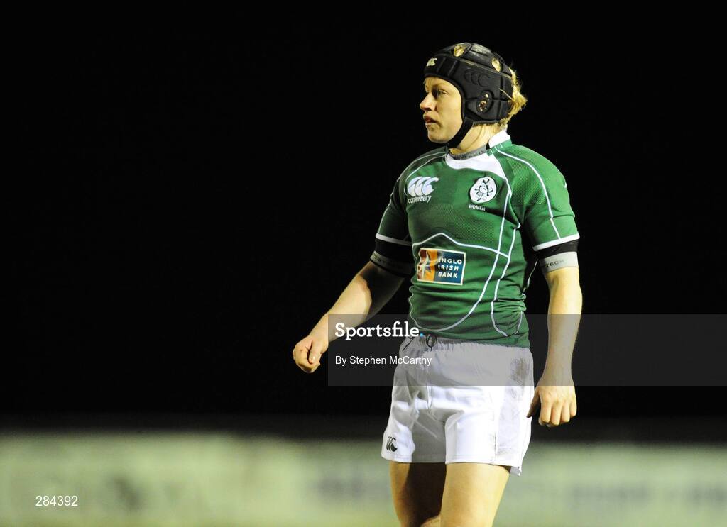 22 February 2008; Ireland's Patrique Kelly. Women's Six Nations Rugby Championship, Ireland v Scotland, Templeville Road, Dublin. Picture credit: Stephen McCarthy / SPORTSFILE