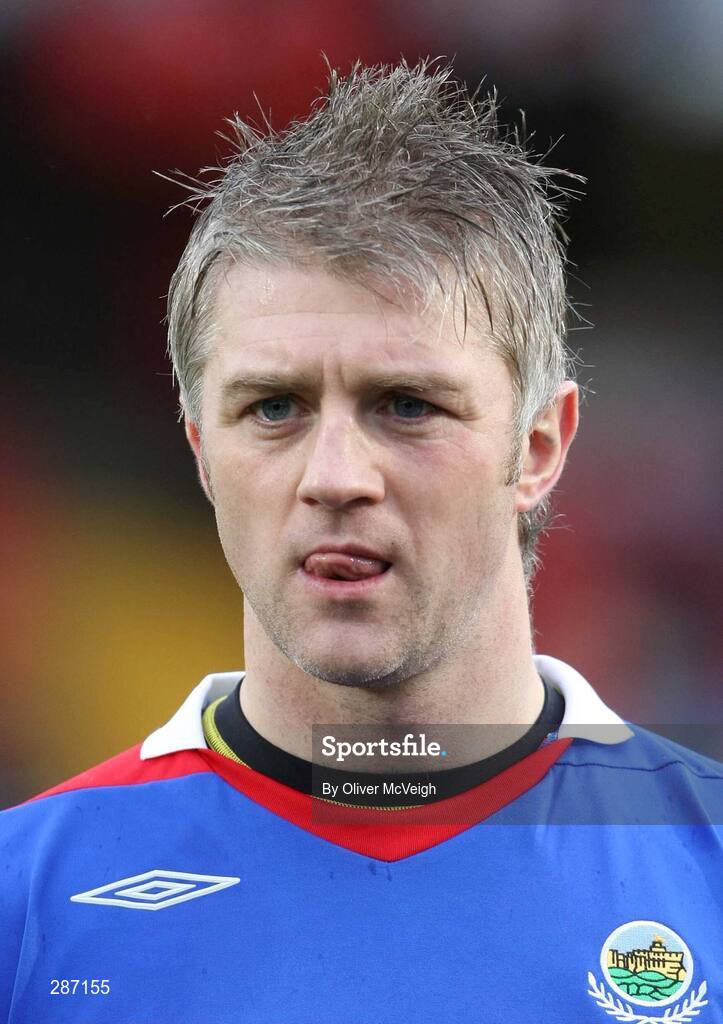 2 February 2008; William Murphy, Linfield. CIS Insurance Cup Final, Crusaders v Linfield, Windsor Park, Belfast, Co. Antrim. Picture credit; Oliver McVeigh / SPORTSFILE