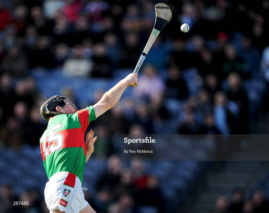 17 March 2008; Stephen Brown scores the first goal for Birr. AIB All-Ireland Club Hurling Final - Portumna v Birr, Croke Park, Dublin. Picture credit; Ray McManus / SPORTSFILE
