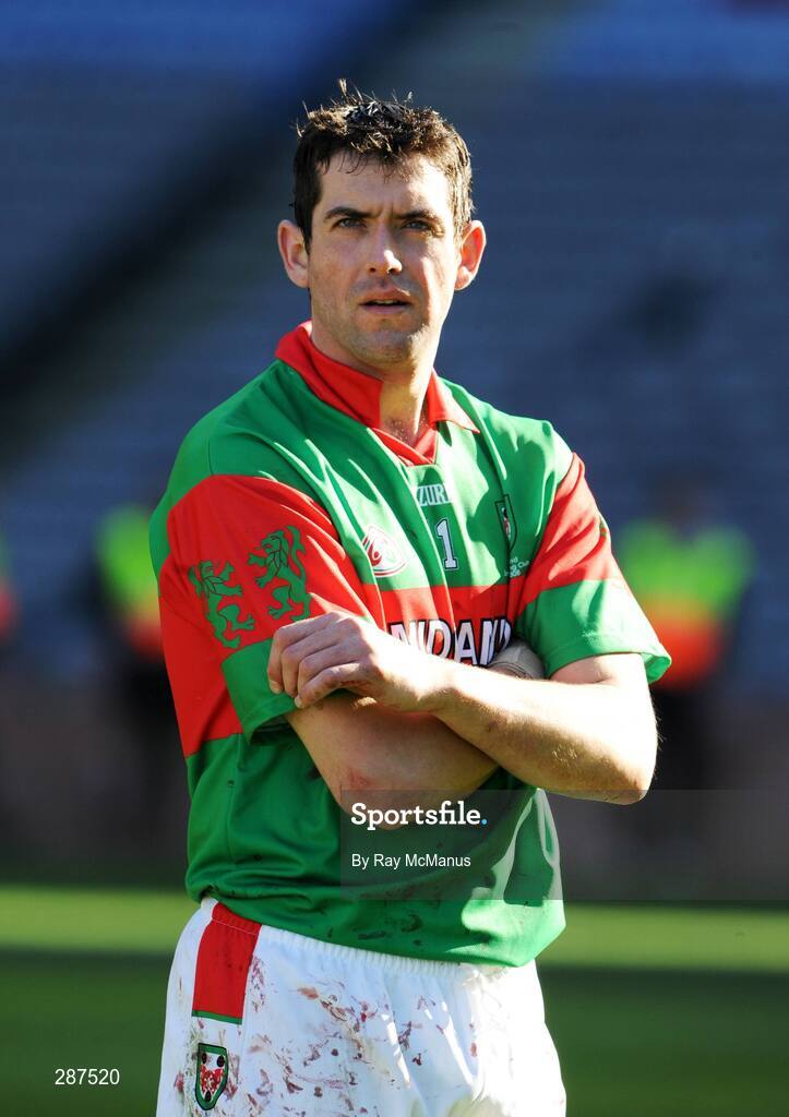 17 March 2008; Birr's Gary Hanniffy watches the presentation. AIB All-Ireland Club Hurling Final - Portumna v Birr, Croke Park, Dublin. Picture credit; Ray McManus / SPORTSFILE