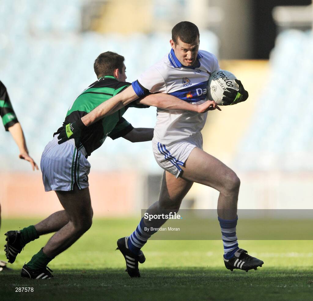 17 March 2008; Michael O'Shea, St Vincent's, in action against Gearoid O'Shea, Nemo Rangers. AIB All-Ireland Club Football Final - St Vincent's v Nemo Rangers, Croke Park, Dublin. Picture credit; Brendan Moran / SPORTSFILE