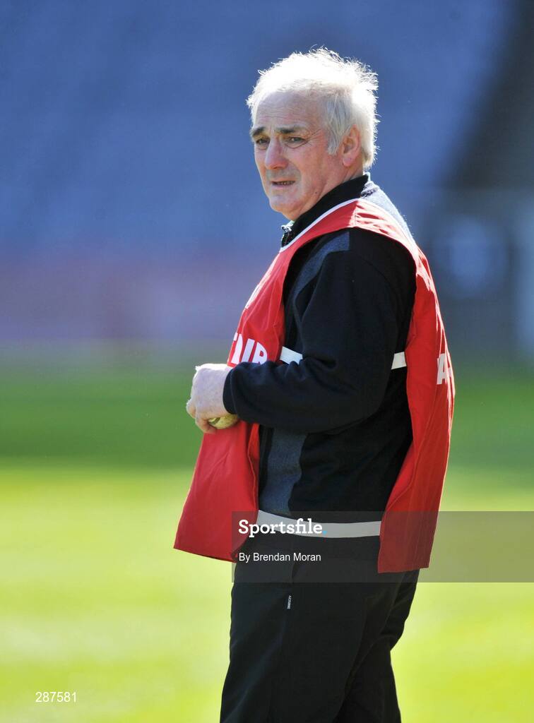 17 March 2008; Birr manager Pa Joe Whelahan. AIB All-Ireland Club Hurling Final - Portumna v Birr, Croke Park, Dublin. Picture credit; Brendan Moran / SPORTSFILE *** Local Caption ***