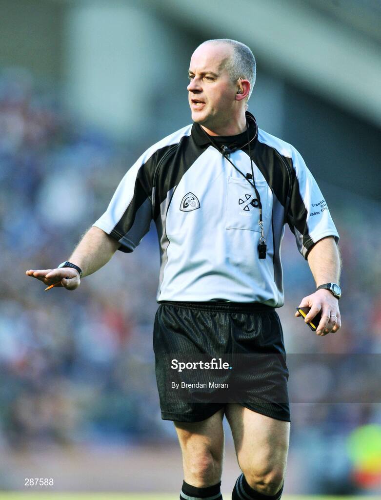 17 March 2008; Referee John Sexton. AIB All-Ireland Club Hurling Final - Portumna v Birr, Croke Park, Dublin. Picture credit; Brendan Moran / SPORTSFILE *** Local Caption ***