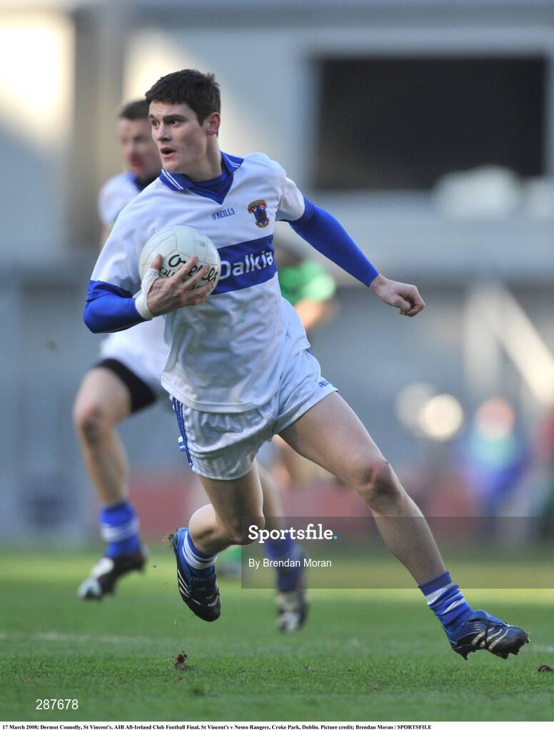 17 March 2008; Diarmuid Connolly, St Vincent's. AIB All-Ireland Club Football Final, St Vincent's v Nemo Rangers, Croke Park, Dublin. Picture credit; Brendan Moran / SPORTSFILE