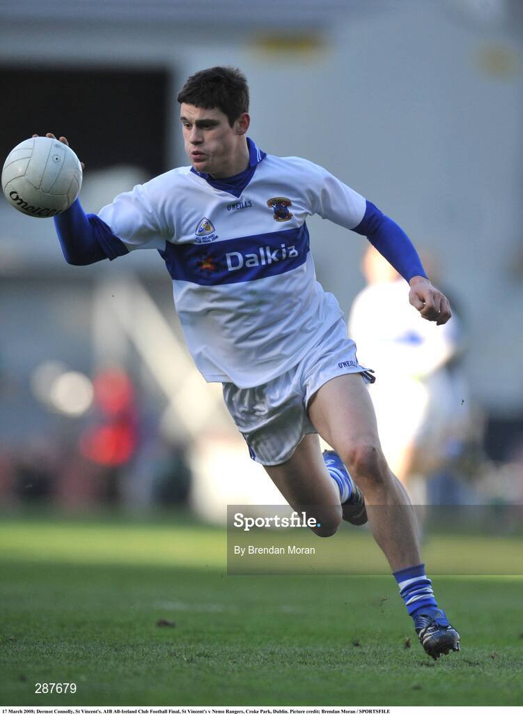 17 March 2008; Diarmuid Connolly, St Vincent's. AIB All-Ireland Club Football Final, St Vincent's v Nemo Rangers, Croke Park, Dublin. Picture credit; Brendan Moran / SPORTSFILE