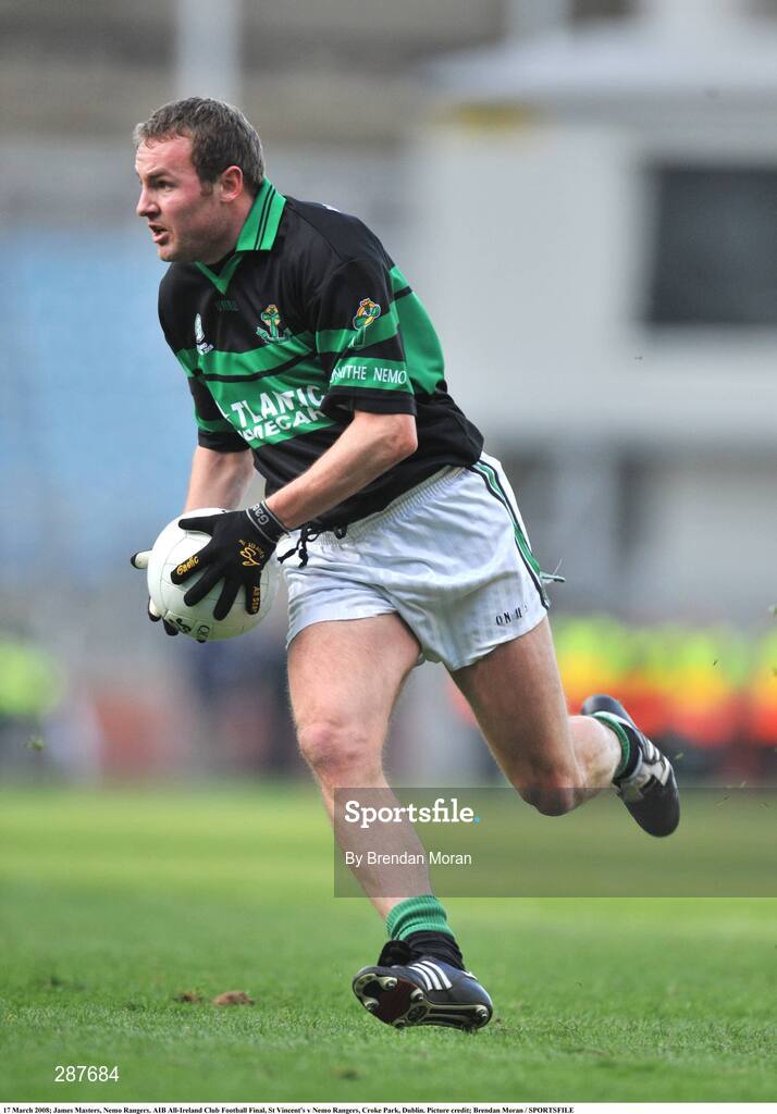 17 March 2008; James Masters, Nemo Rangers. AIB All-Ireland Club Football Final, St Vincent's v Nemo Rangers, Croke Park, Dublin. Picture credit; Brendan Moran / SPORTSFILE