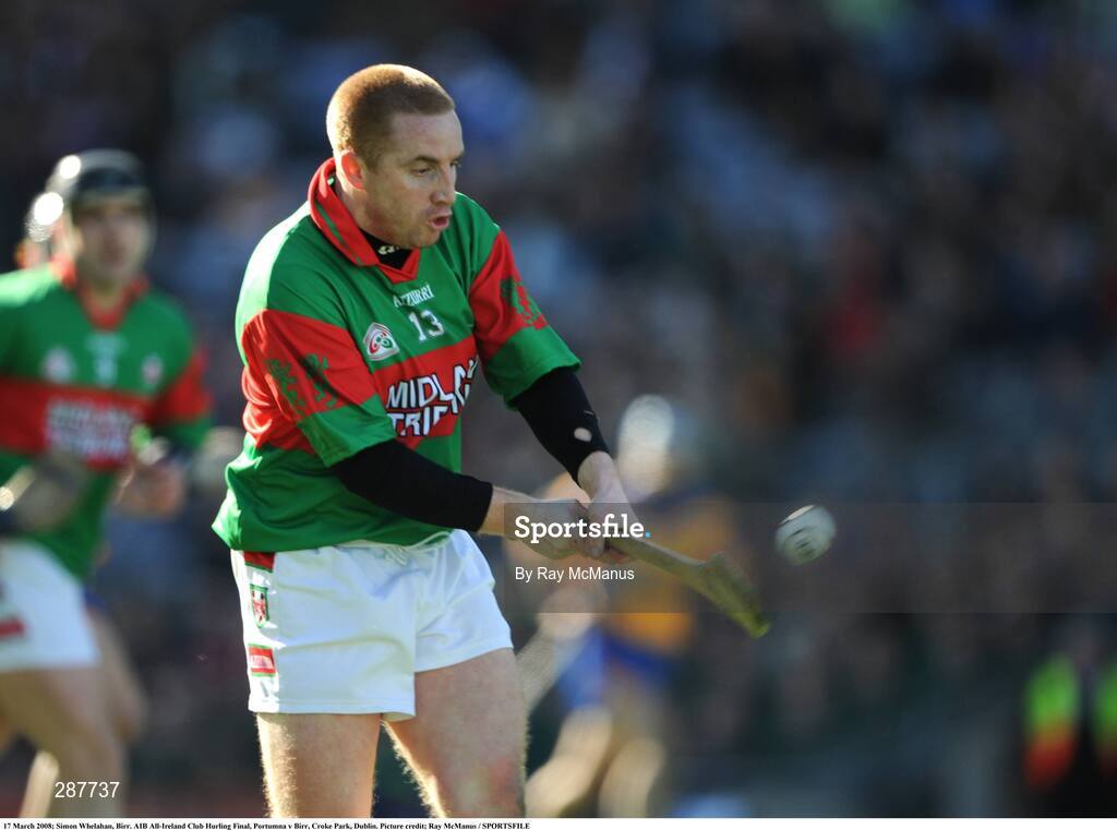 17 March 2008; Simon Whelahan, Birr. AIB All-Ireland Club Hurling Final, Portumna v Birr, Croke Park, Dublin. Picture credit; Ray McManus / SPORTSFILE