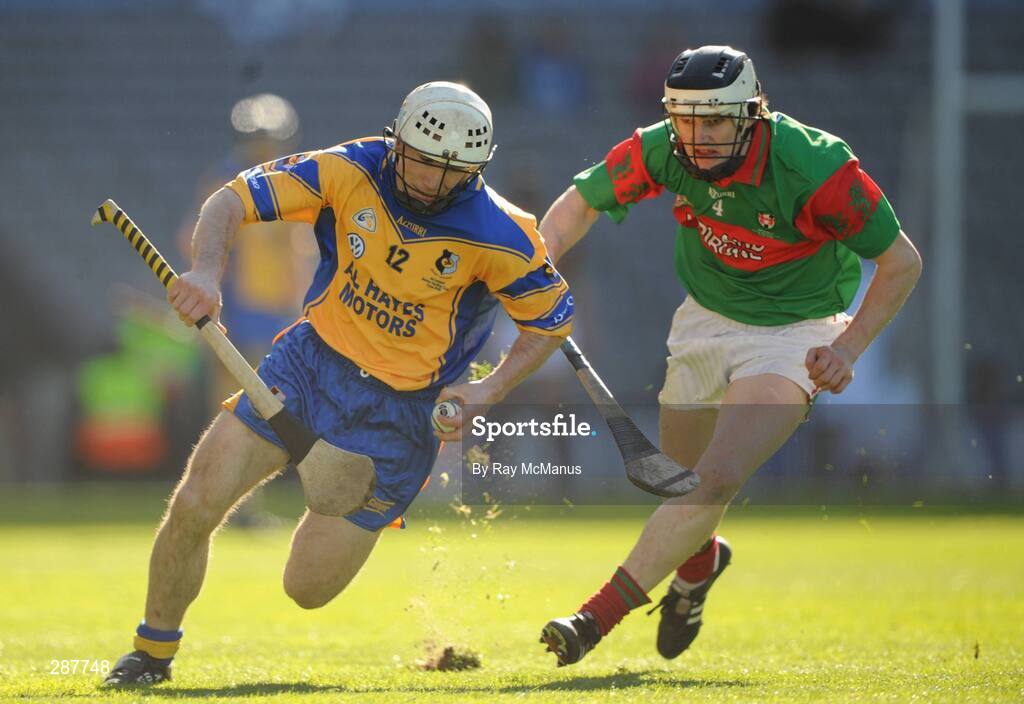 17 March 2008; Niall Hayes, Portumna, in action against Michael Verney, Birr. AIB All-Ireland Club Hurling Final, Portumna v Birr, Croke Park, Dublin. Picture credit; Ray McManus / SPORTSFILE