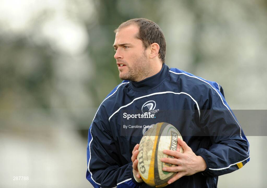 19 March 2008; Leinster's Felipe Contepomi in action during squad training ahead of their Magners League game against Glasgow Warriors on Friday night. Leinster rugby squad training, Belfield, UCD, Dublin. Picture credit: Caroline Quinn / SPORTSFILE