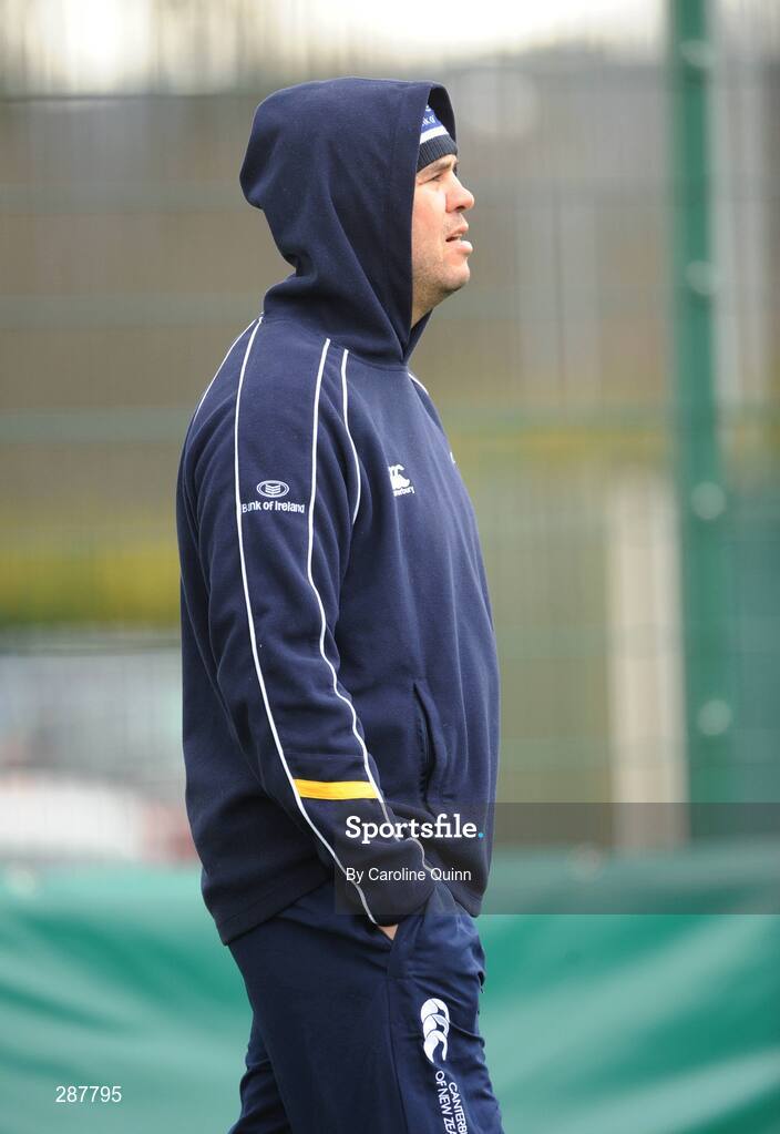 19 March 2008; Leinster head coach Michael Cheika during squad training ahead of their Magners League game against Glasgow Warriors on Friday night. Leinster rugby squad training, Belfield, UCD, Dublin. Picture credit: Caroline Quinn / SPORTSFILE