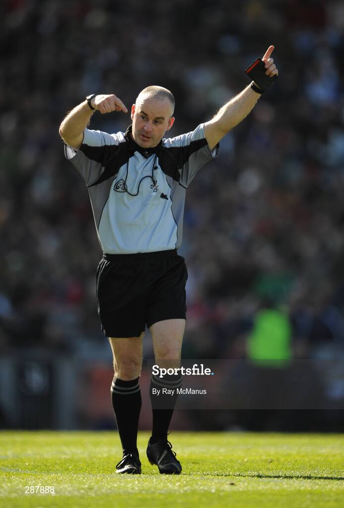 17 March 2008; John Sexton, Referee. AIB All-Ireland Club Hurling Final, Portumna v Birr, Croke Park, Dublin. Picture credit; Ray McManus / SPORTSFILE