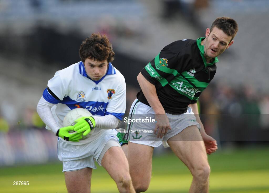 17 March 2008; Tiernan Diamond, St Vincents, in action against Derek Kavanagh, Nemo Rangers. AIB All-Ireland Club Football Final, St Vincents v Nemo Rangers, Croke Park, Dublin. Picture credit; Ray McManus / SPORTSFILE