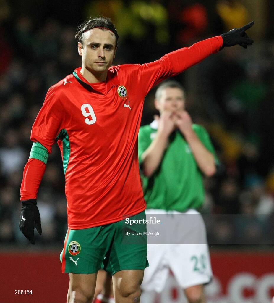 6 February 2008; Dimitar Berbatov, Bulgaria. International Friendly, Northern Ireland v Bulgaria, Windsor Park, Belfast, Co. Antrim. Picture credit; Oliver McVeigh / SPORTSFILE