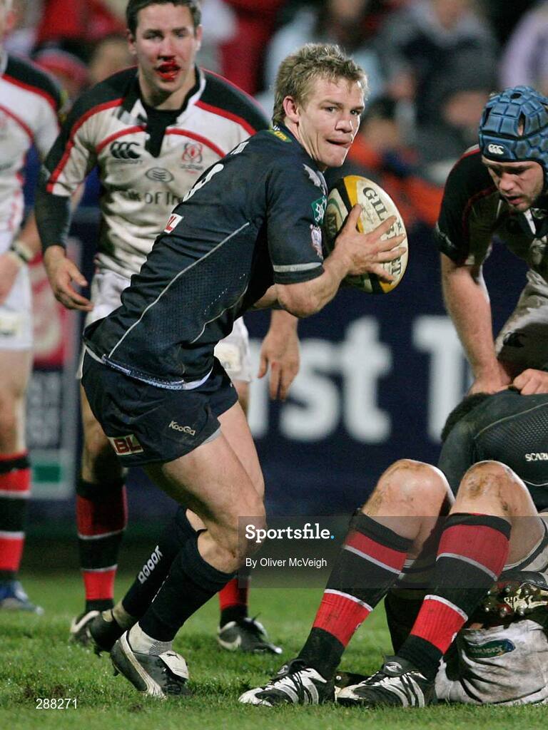 29 February 2008; Dwayne Peel, Llanelli Scarlets. Magners League, Ulster v Llanelli Scarlets, Ravenhill Park, Belfast, Co. Antrim. Picture credit: Oliver McVeigh / SPORTSFILE