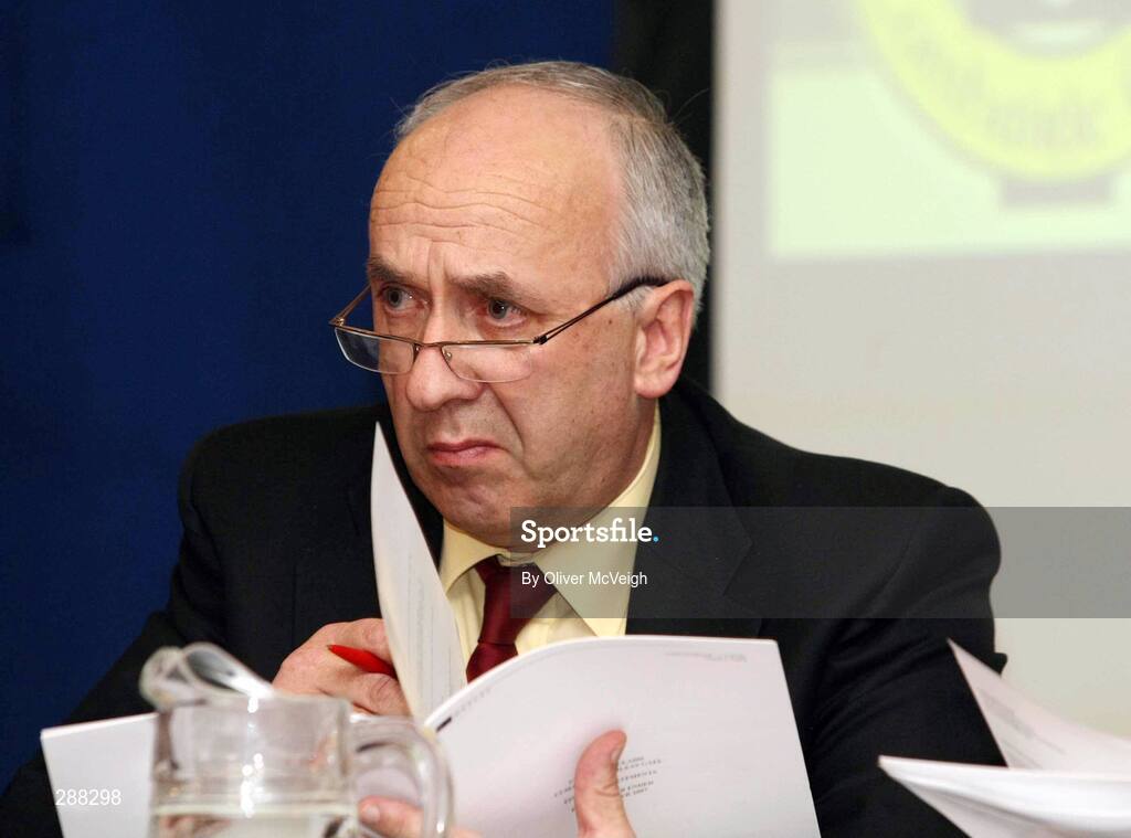 23 February 2008; Ulster Council Secretary, Danny Murphy, during the Ulster Council Convention. Ulster Council Convention, Canal Court Hotel, Newry, Co. Down. Picture credit; Oliver McVeigh / SPORTSFILE