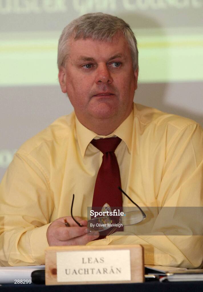23 February 2008; Ulster council Vice President, Aogan Farrell, during the Ulster Council Convention. Ulster Council Convention, Canal Court Hotel, Newry, Co. Down. Picture credit; Oliver McVeigh / SPORTSFILE