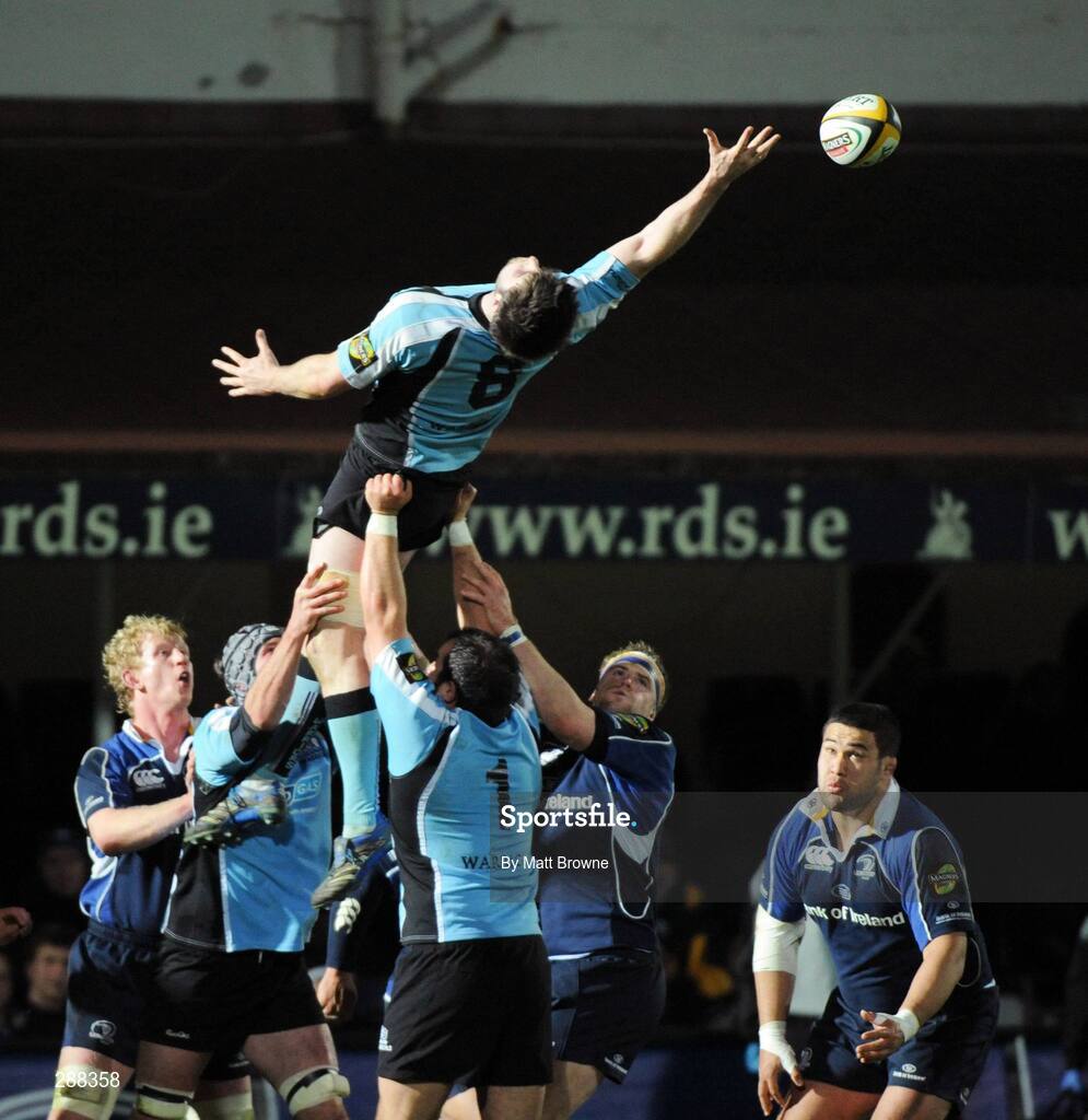21 March 2008; John Beattie, Glasgow Warriors, takes the ball in the lineout against Leinster. Magners League, Leinster v Glasgow Warriors, RDS, Ballsbridge, Dublin. Picture credit; Matt Browne / SPORTSFILE