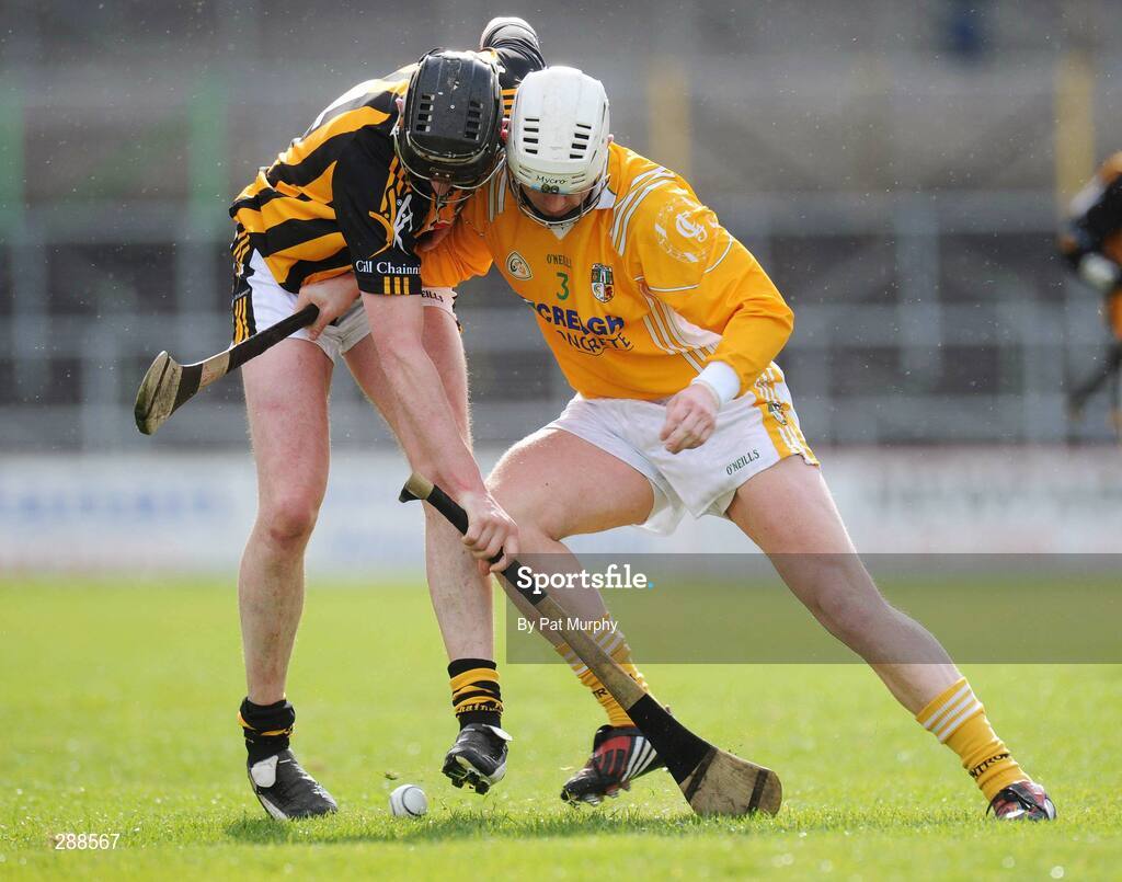 23 March 2008; Martin Comerford, Kilkenny, in action against Neil McGarry, Antrim. Allianz National Hurling League, Division 1A, Round 5, Kilkenny v Antrim, Nowlan Park, Kilkenny. Picture credit; Pat Murphy / SPORTSFILE