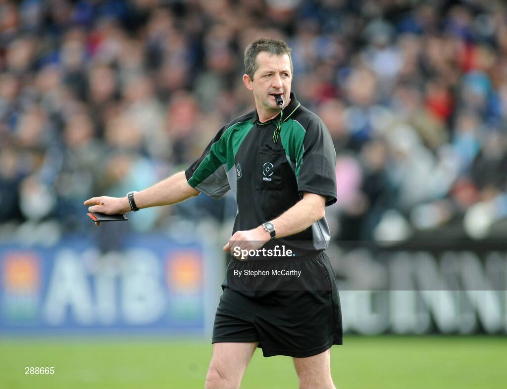 23 March 2008; Referee Syl Doyle, Wexford. Allianz National Football League, Division 2, Round 4, Dublin v Monaghan, Parnell Park, Dublin. Picture credit; Stephen McCarthy / SPORTSFILE