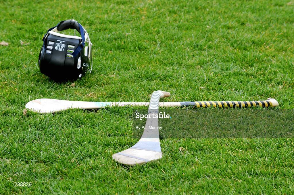23 March 2008; Hurls and a helmet. Allianz National Hurling League, Division 1A, Round 5, Kilkenny v Antrim, Nowlan Park, Kilkenny. Picture credit; Pat Murphy / SPORTSFILE