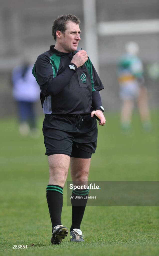 23 March 2008; Referee Johnny Ryan. Allianz National Hurling League, Division 1A, Round 5, Offaly v Clare, O'Connor Park, Tullamore, Co. Offaly. Picture credit; Brian Lawless / SPORTSFILE