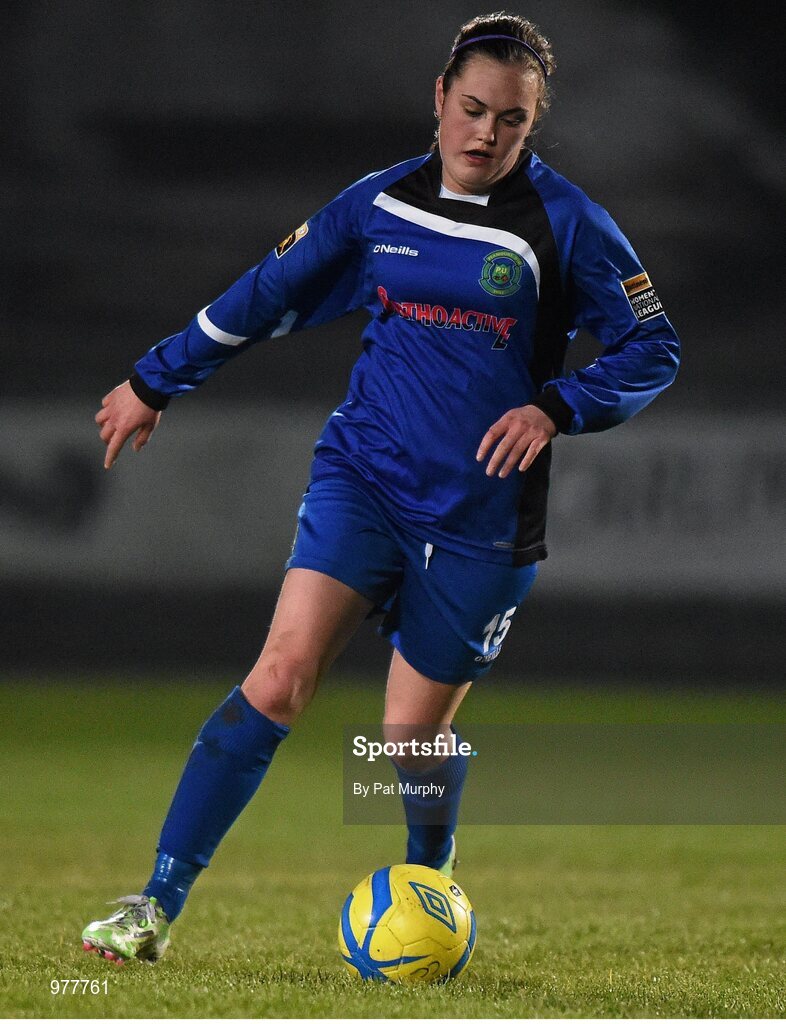 14 March 2015; Jessica Gargen, Peamount United. Continental Tyres Women's National League, Castlebar Celtic v Peamount United, Celtic Park, Castlebar, Co. Mayo. Picture credit: Pat Murphy / SPORTSFILE