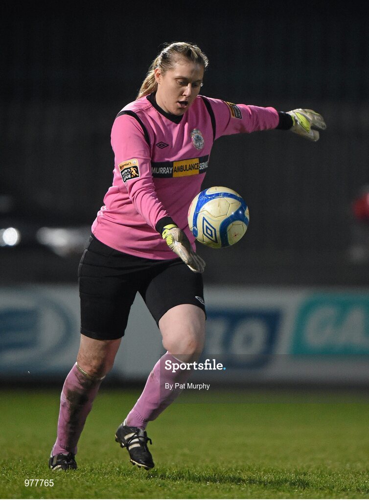 14 March 2015; Sarah Finnerty, Castlebar Celtic. Continental Tyres Women's National League, Castlebar Celtic v Peamount United, Celtic Park, Castlebar, Co. Mayo. Picture credit: Pat Murphy / SPORTSFILE