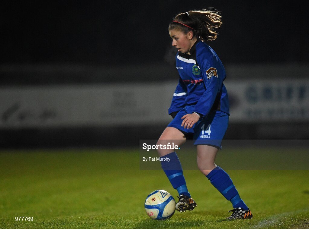 14 March 2015; Rachel Doyle, Peamount United. Continental Tyres Women's National League, Castlebar Celtic v Peamount United, Celtic Park, Castlebar, Co. Mayo. Picture credit: Pat Murphy / SPORTSFILE