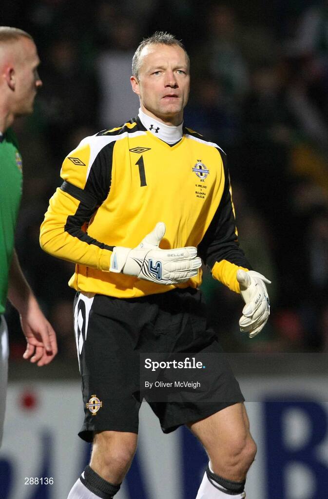 6 February 2008; Maik Taylor, Northern Ireland. International Friendly, Northern Ireland v Bulgaria, Windsor Park, Belfast, Co. Antrim. Picture credit; Oliver McVeigh / SPORTSFILE