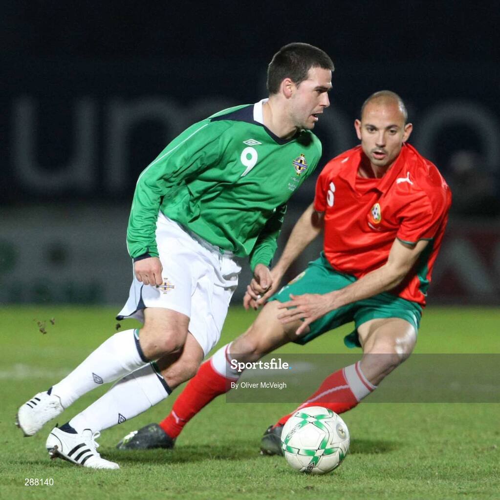 6 February 2008; David Healy, Northern Ireland. International Friendly, Northern Ireland v Bulgaria, Windsor Park, Belfast, Co. Antrim. Picture credit; Oliver McVeigh / SPORTSFILE