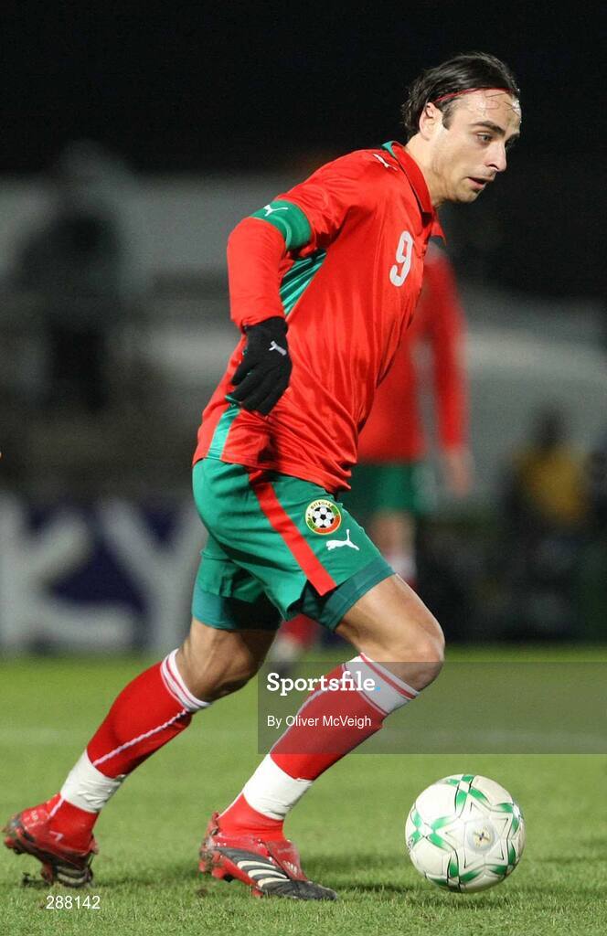 6 February 2008; Dimitar Berbatov, Bulgaria. International Friendly, Northern Ireland v Bulgaria, Windsor Park, Belfast, Co. Antrim. Picture credit; Oliver McVeigh / SPORTSFILE