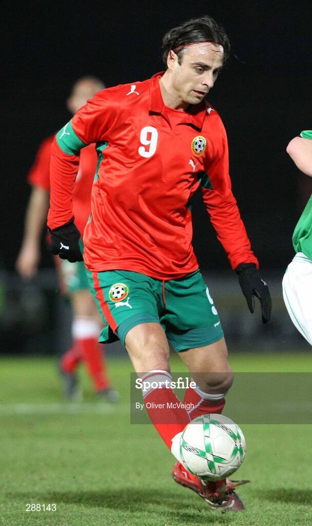 6 February 2008; Dimitar Berbatov, Bulgaria. International Friendly, Northern Ireland v Bulgaria, Windsor Park, Belfast, Co. Antrim. Picture credit; Oliver McVeigh / SPORTSFILE