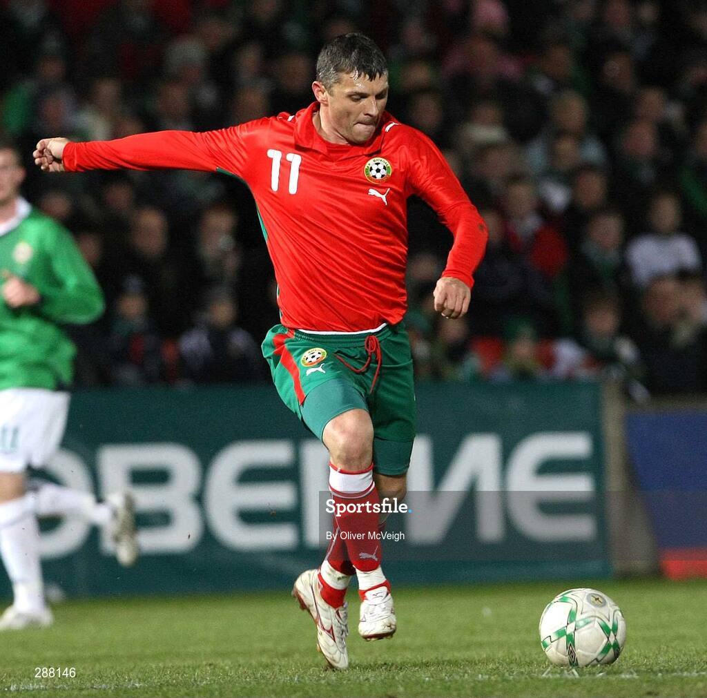 6 February 2008; Zdravko Lazarov, Bulgaria. International Friendly, Northern Ireland v Bulgaria, Windsor Park, Belfast, Co. Antrim. Picture credit; Oliver McVeigh / SPORTSFILE
